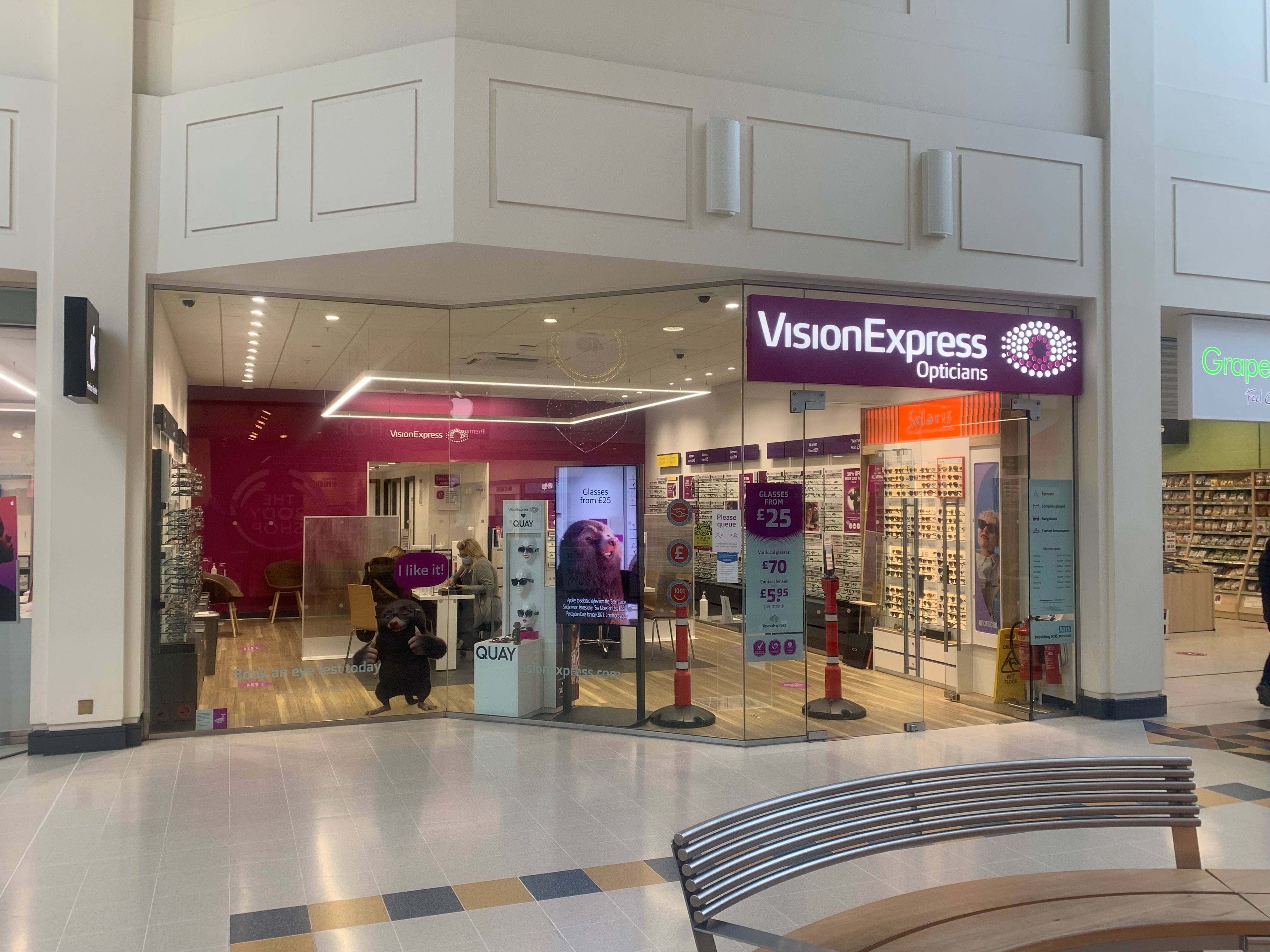 Vision express store glasses range