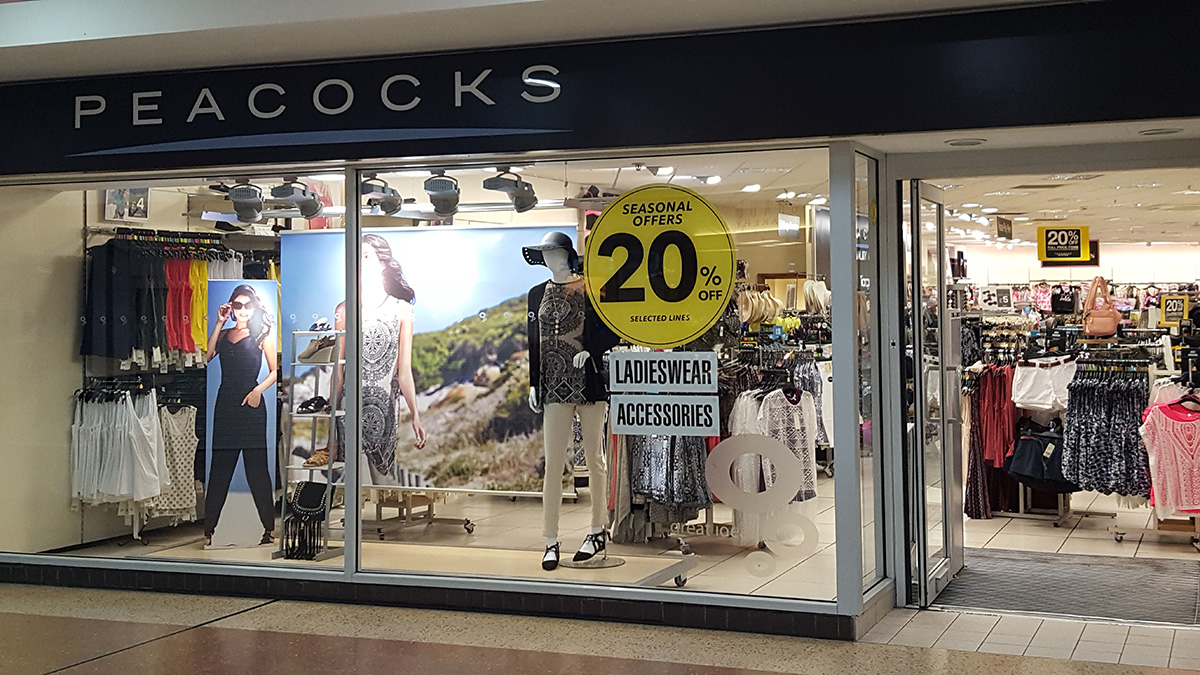 Peacocks clothes sales
